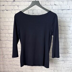 Talbot’s Classic Navy Women's Top M